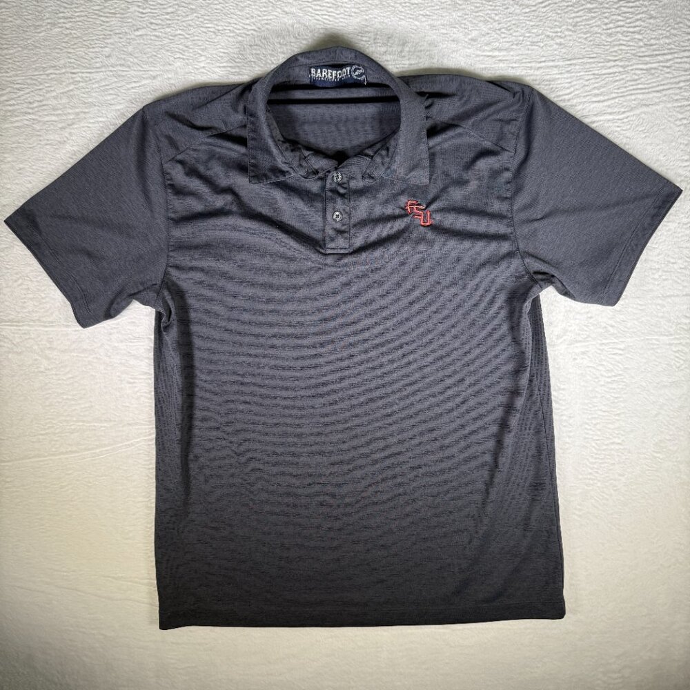 FSU Barefoot Polo G Interlock FSU Logo Size‎ Medium